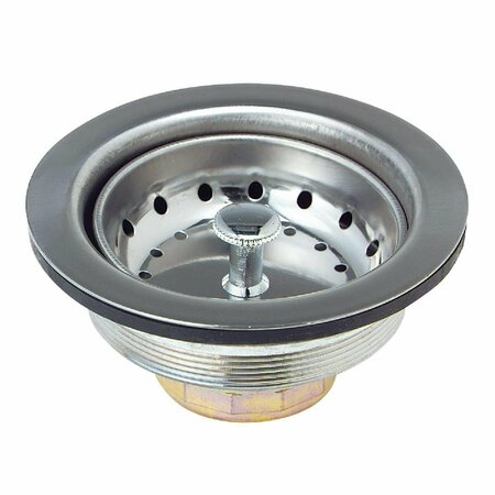 ALL-SOURCE 3-1/2 In. Stainless Steel Fixed Post Basket Strainer Assembly 1431SSBX